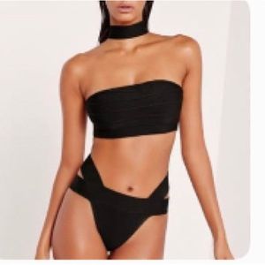 Bandage Choker Swimsuit SZ 6